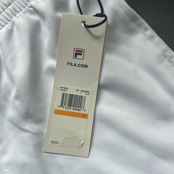 International Tennis Hall of Fame Boys White Tennis Shorts Sz 7 - Picture 3 of 4